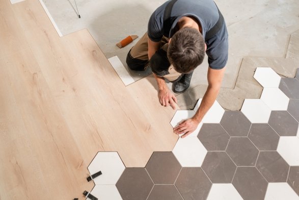 Flooring installation services in Houston